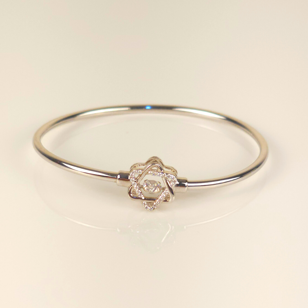 Dancing Diamonds Kada Bracelet
