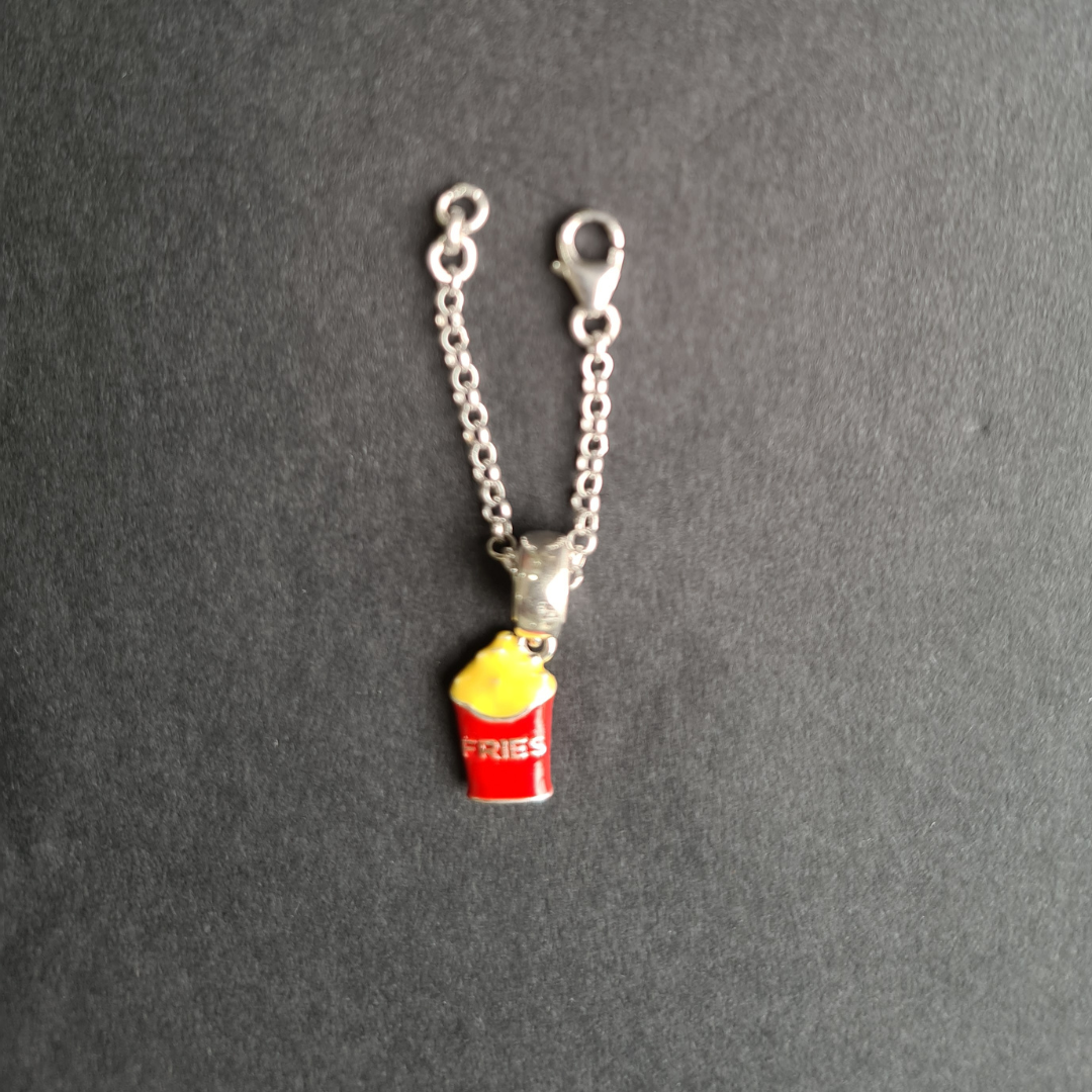 French Fries Watch Charm