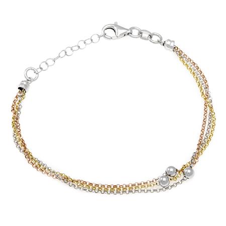 Three’s Tangle Bracelet (Bead and Ball)