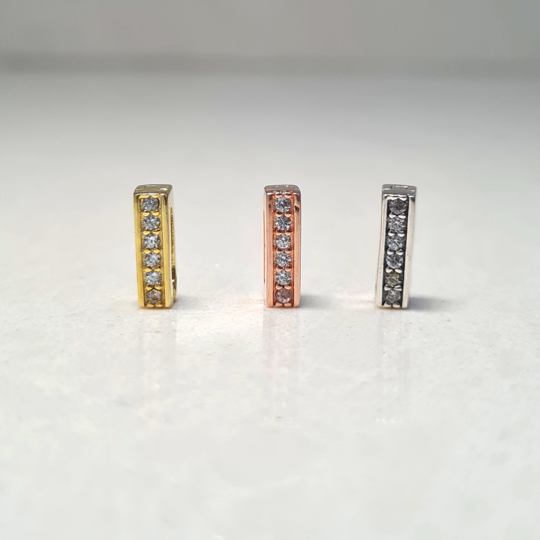 Studded Stick Charm Pendant