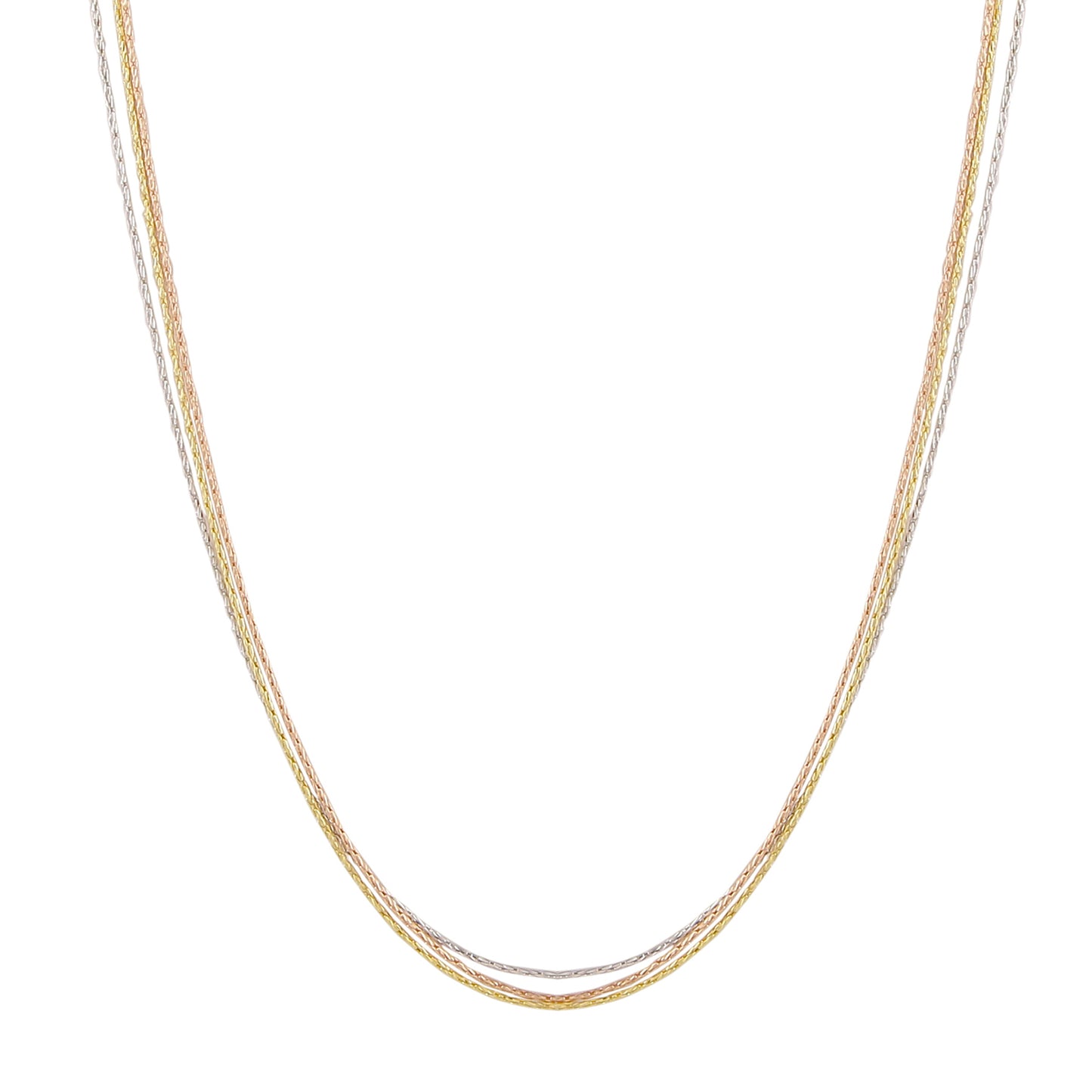 Tricoloured Multiple Lines (3 lines) Chain