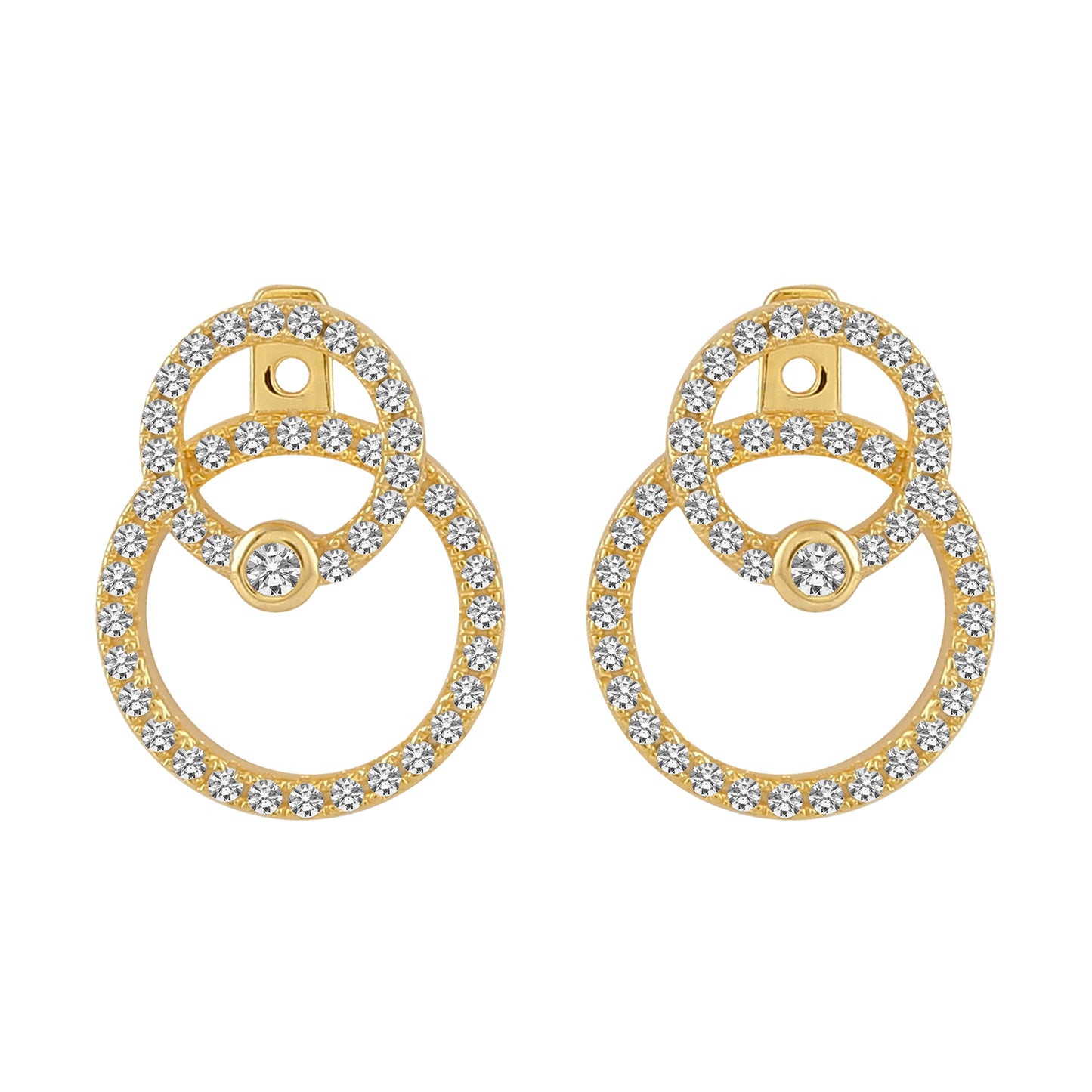 Chip off the old Circle Earrings
