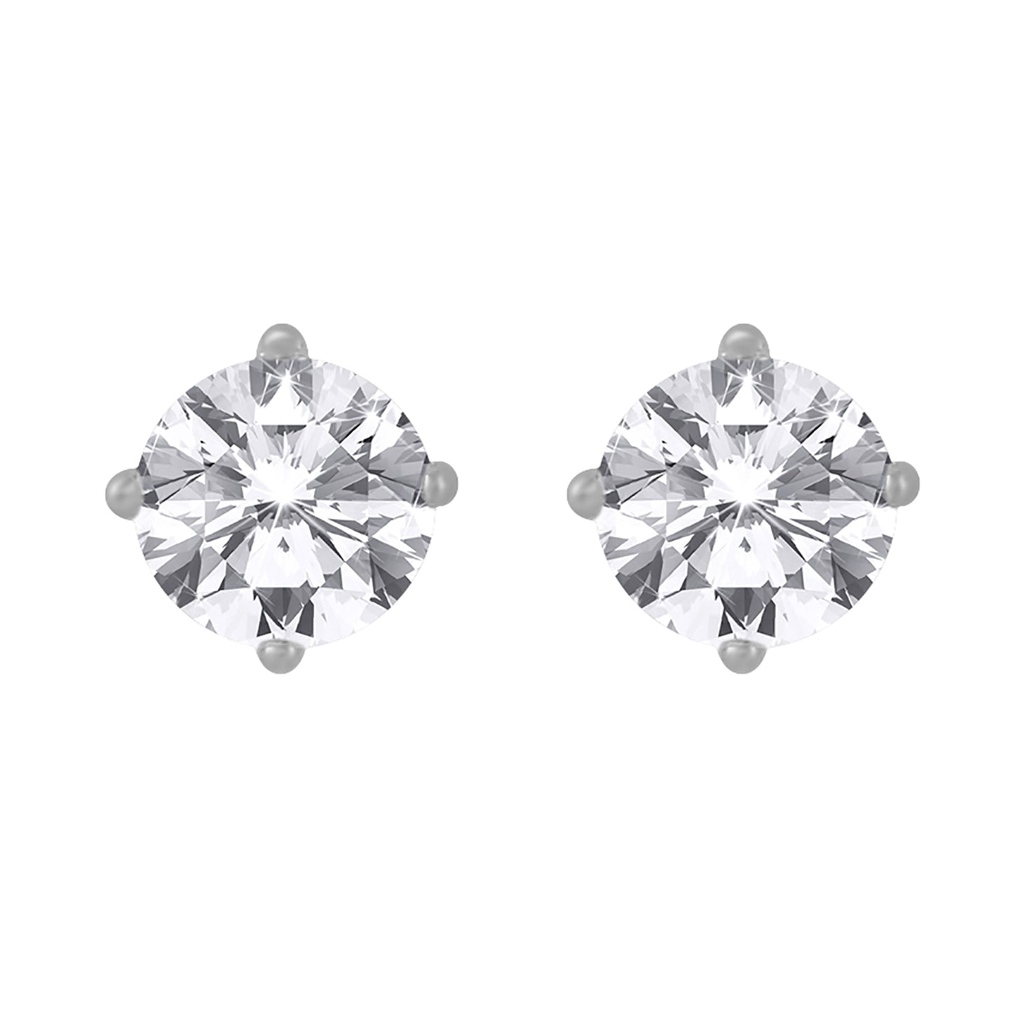 Treasure-in-my-Basket Studs (Rhodium Finish)