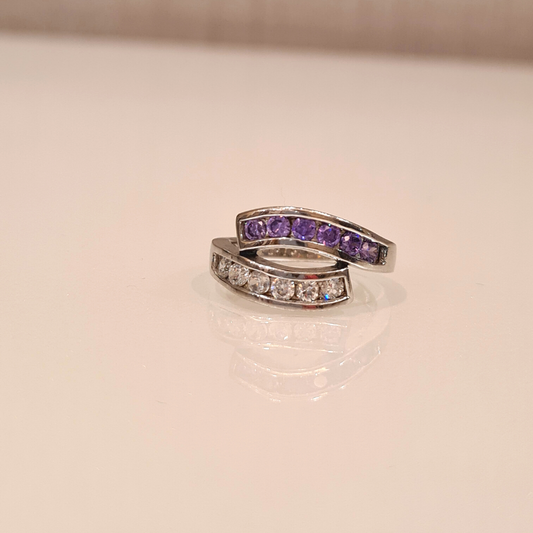 Purple Stones Ring