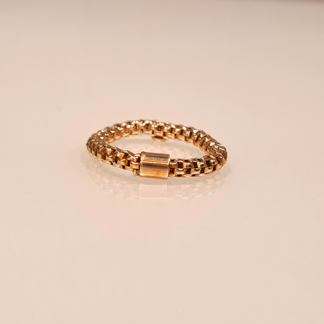 Let’s Mesh! Ring (Rose-Gold Finish)