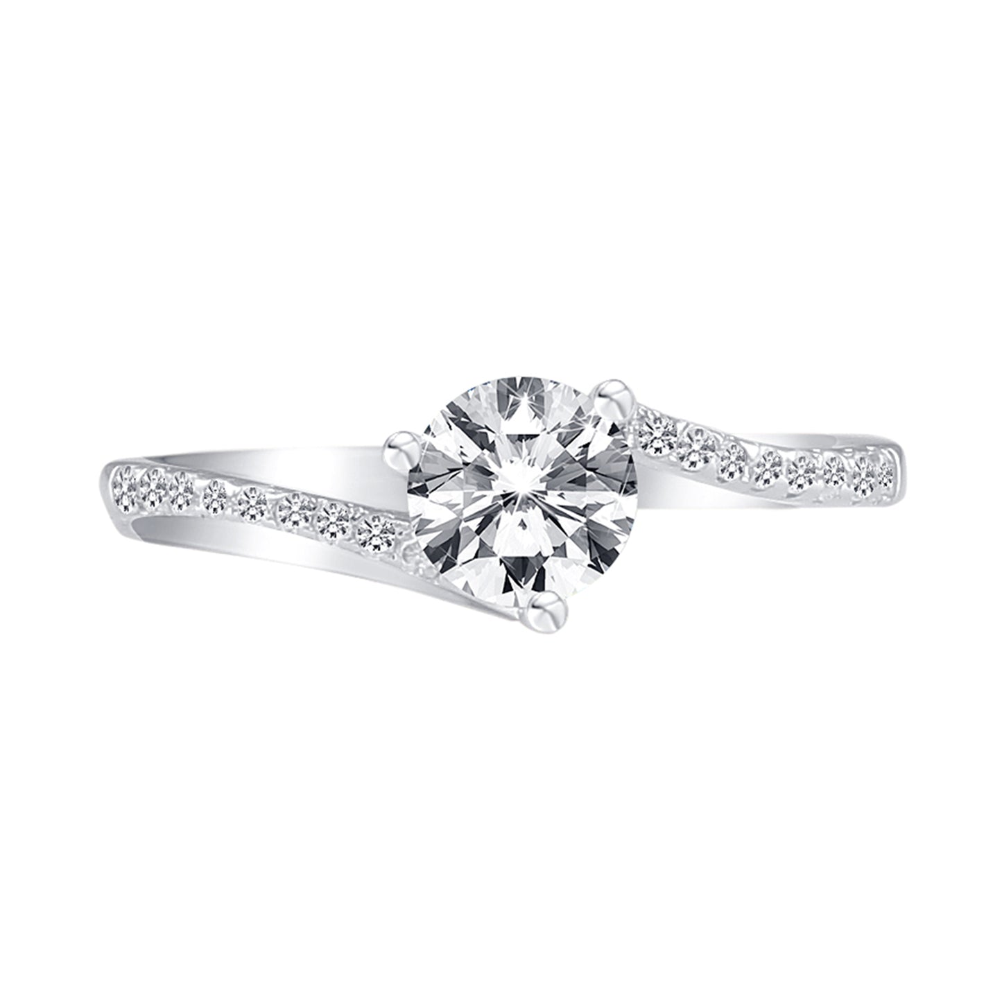 The Round Silver Wave Ring