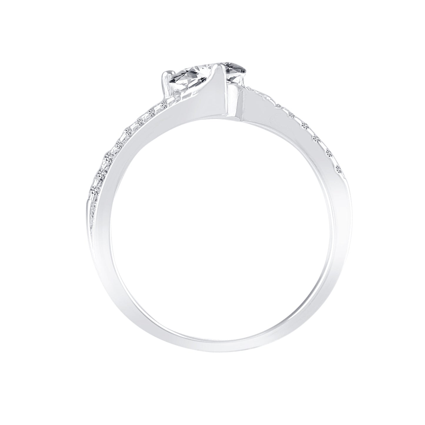 The Round Silver Wave Ring