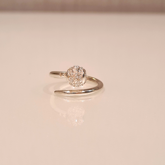 Studded Balls Ring (Silver)