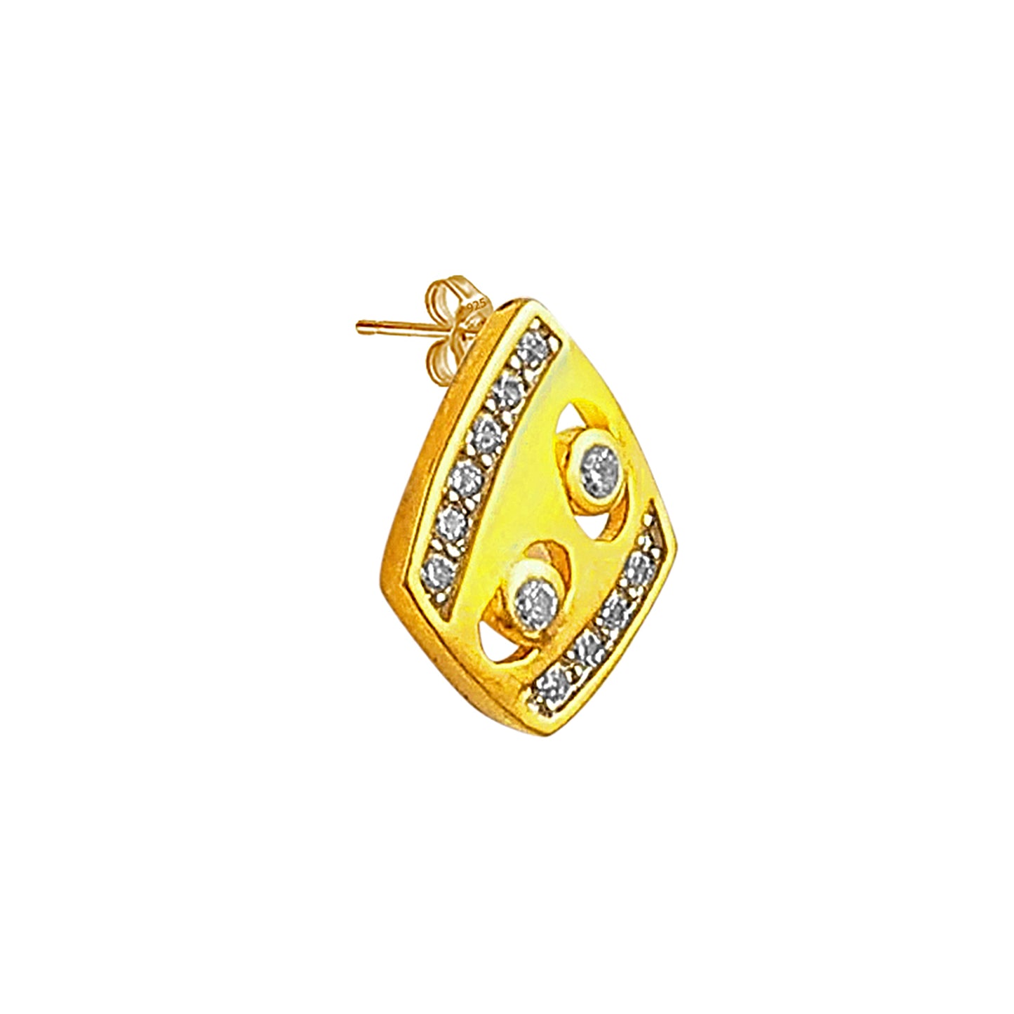 Studded Kite Pendant Earrings Set