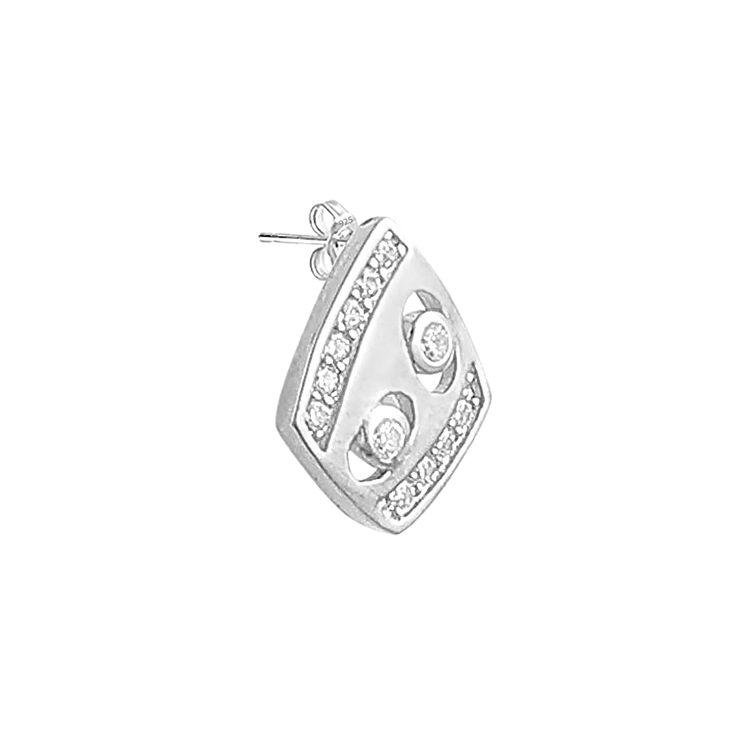 Studded Kite Pendant Earrings Set