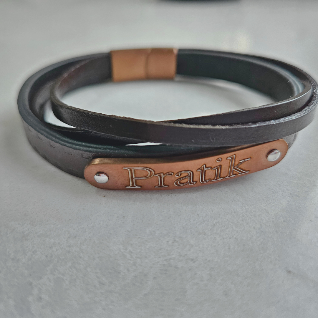 Brown Multistand Name Band