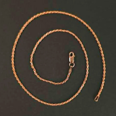 Tricoloured Sleek Rope Chain