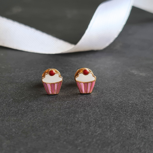 Cup Cake Earrings