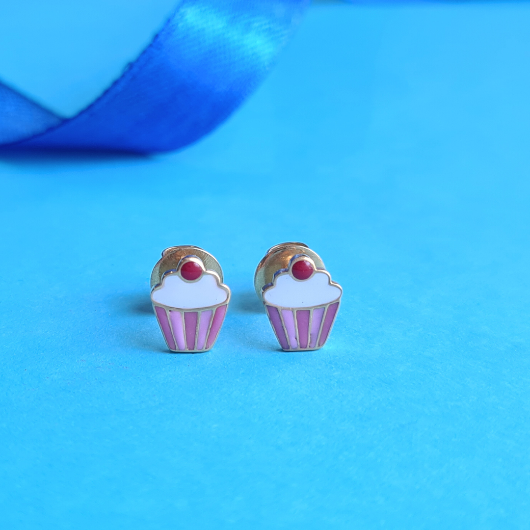 Cup Cake Earrings