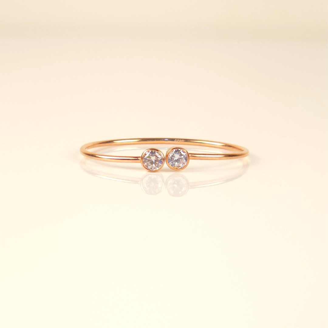 Rose Gold Studded Kada