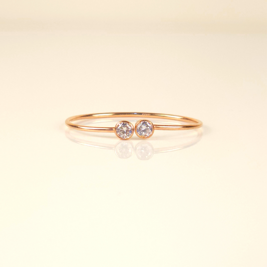 Rose Gold Studded Kada