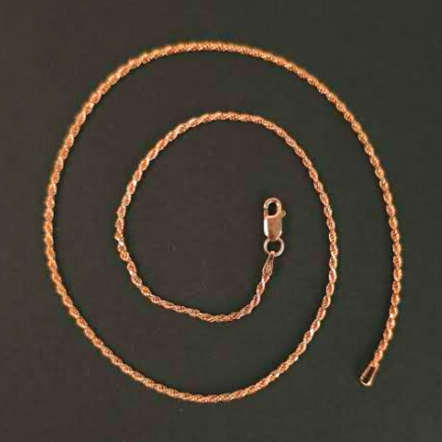 Rose-Gold Sleek Rope Chain