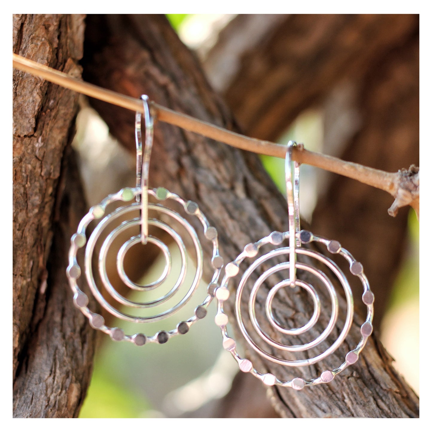 Concentric Circles Earrings