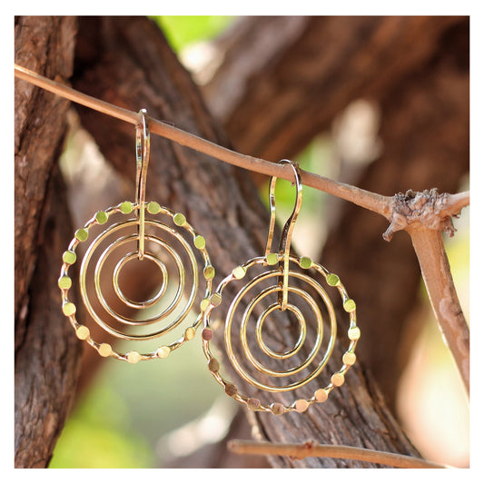 Concentric Circles Earrings