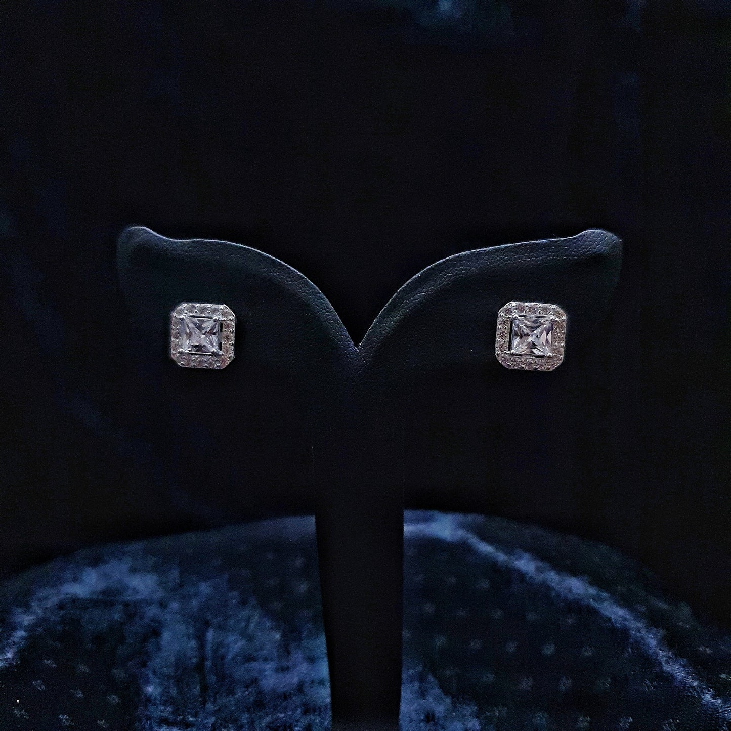 Halo Square Studs