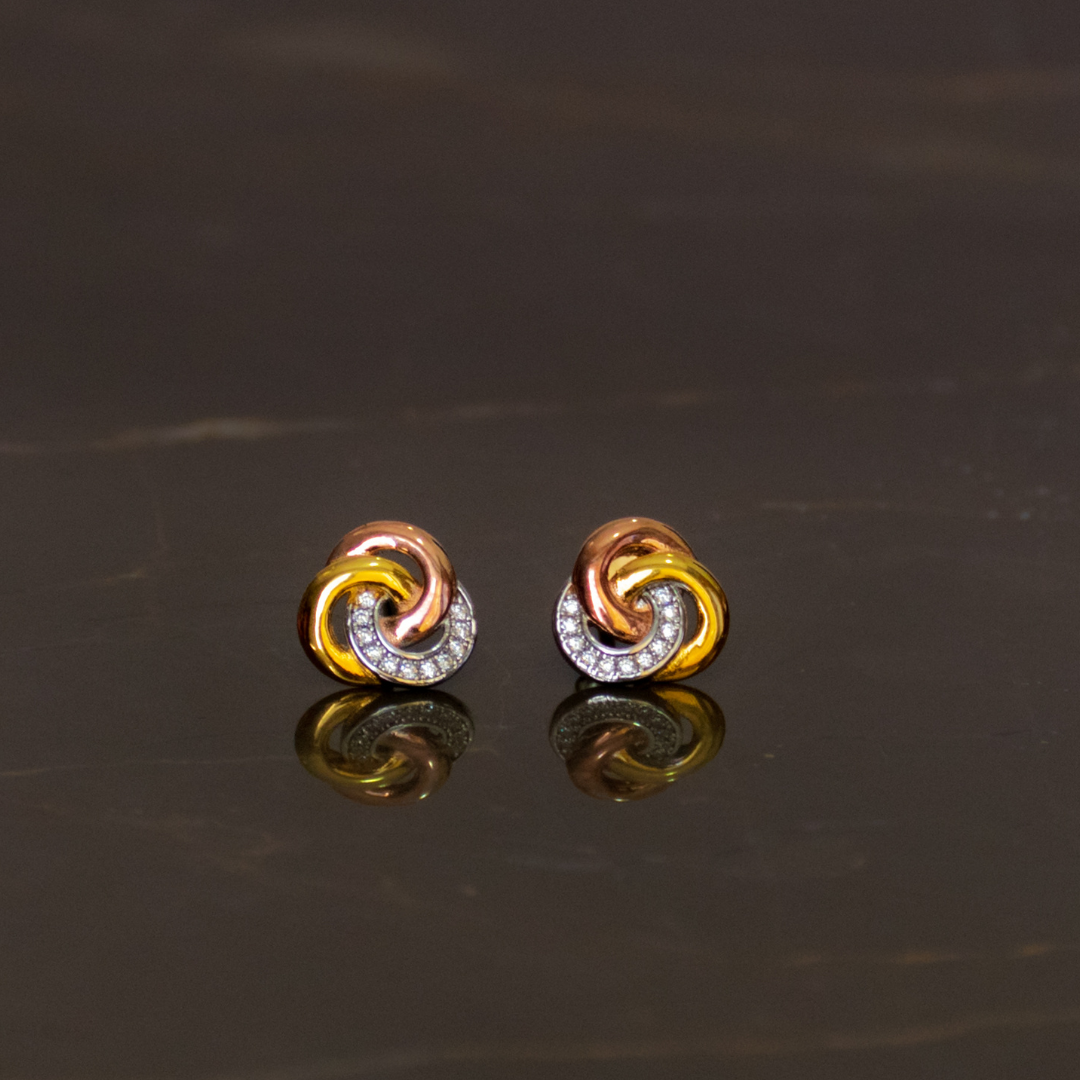 Fan Stud Earrings