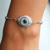 Evil Eye Pull Chain Bracelet