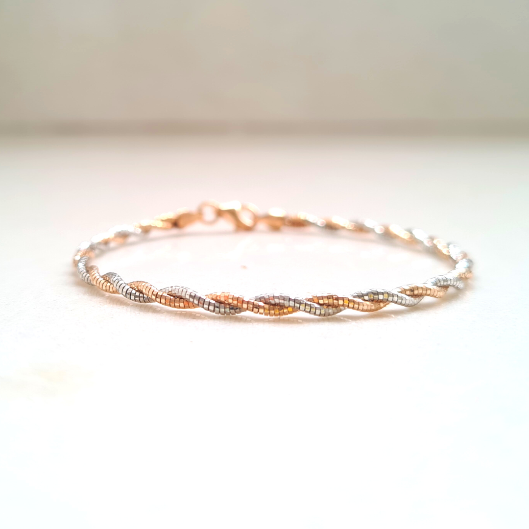 Coiled Bracelet (2-tone Finish)