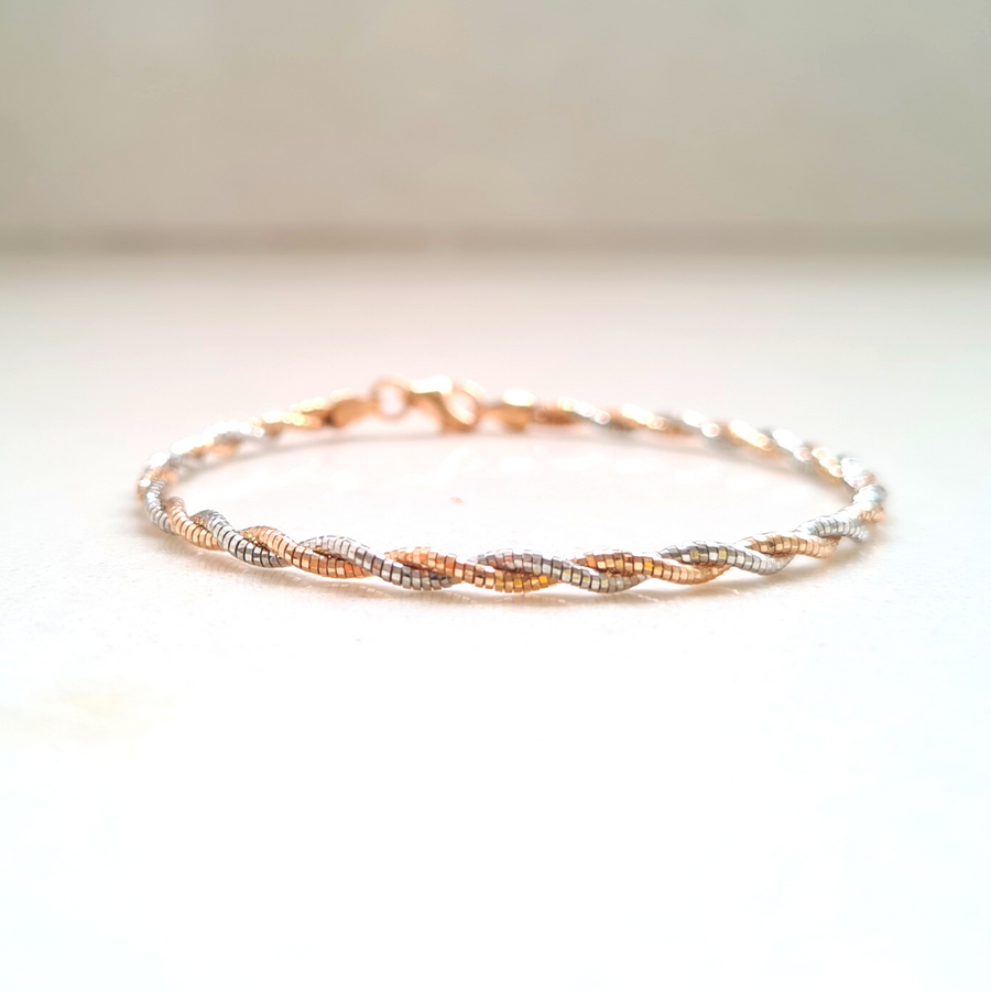 Coiled Bracelet (2-tone Finish)