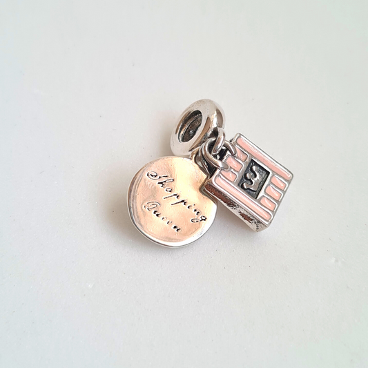 Shopping Queen Purse Charm Pendant