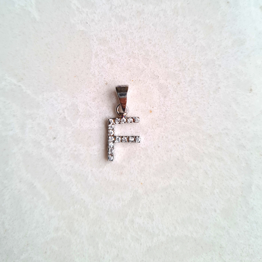 F Charm Pendant