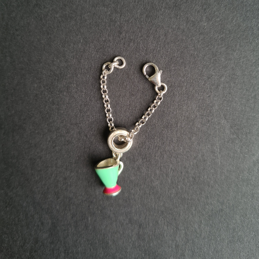 Tea Cup Watch Charm