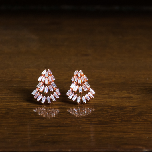 Pyramid Stud Earrings