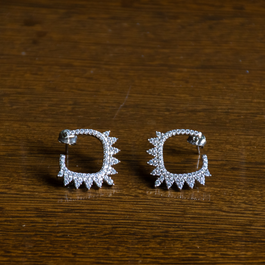 C Shaped Earrings