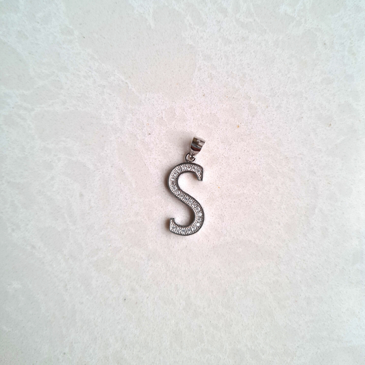 S Charm Pendant