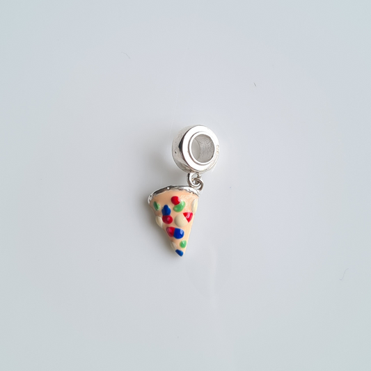 Slice Cake Charm Pendant