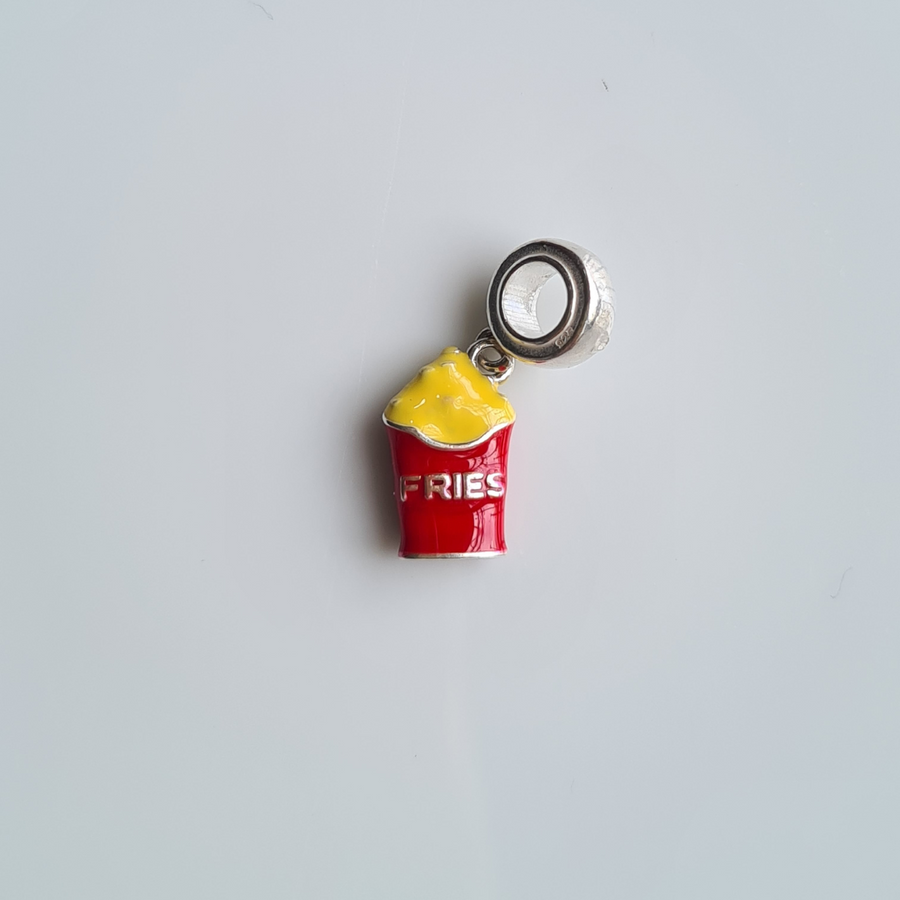French Fries Charm Pendant