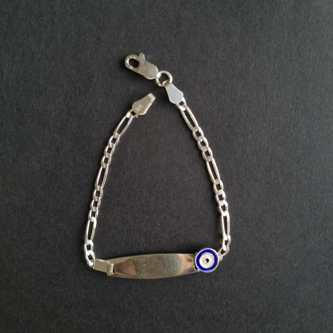 Personalised Name Evil Eye Bracelet (Kids)