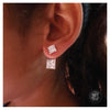 Ear Jackets - Square Studs