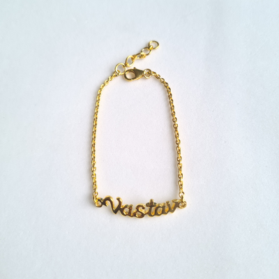 Gold bracelet design 2025 for man with name