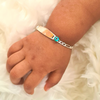 Personalised Name Evil Eye Bracelet (Kids)