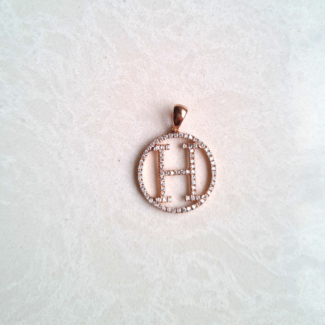 H Charm Pendant