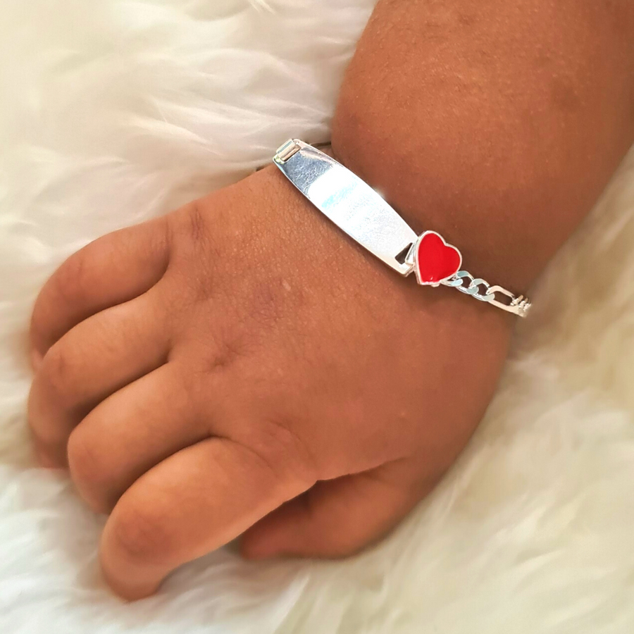 Personalised Heart Name Bracelet (Kids)