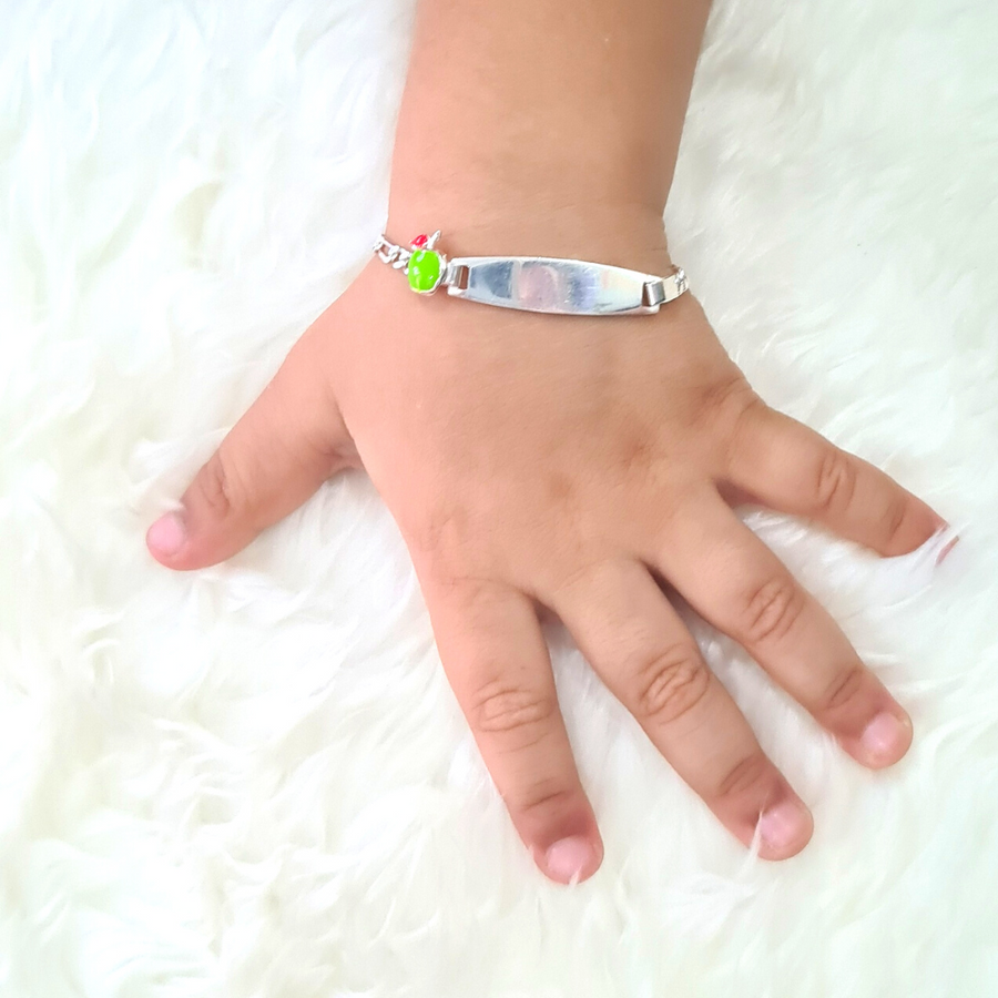 Personalised Apple Name Bracelet (Kids)