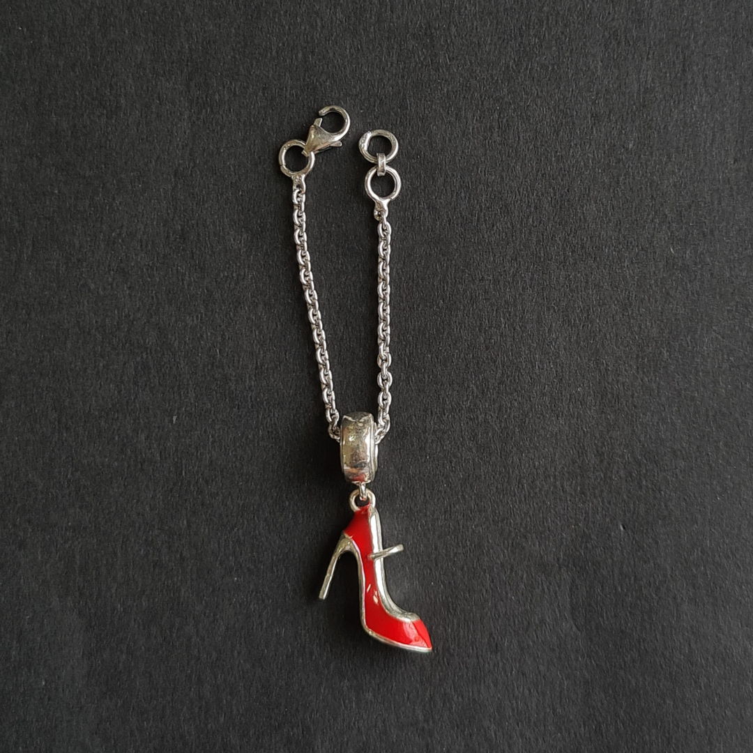 High Heel Shoe Watch Charm