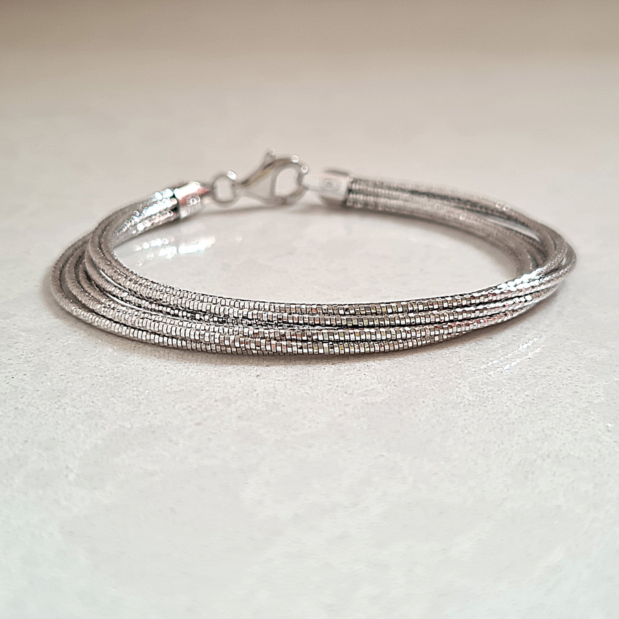 Multi-strands Bracelet - Silver (7 lines)