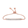 Adjustable Streamline Tennis Bracelet