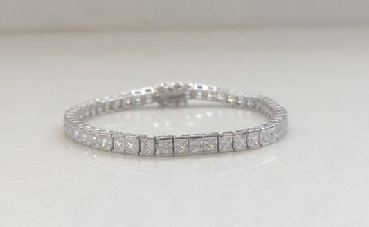 Tennis Bracelet (Square 3mm)