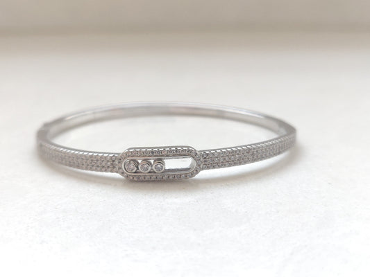 Dancing Diamonds Kada Bracelet