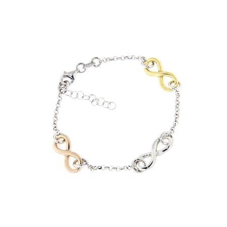 Towards Infinity Bracelet (Tricolour Finish)