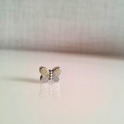 Butterfly studded Charm Pendant